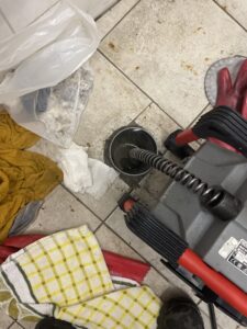 Detail čistenia odpadu našou technikou